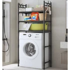 Полиця стелаж підлогова над пральною машиною Laundry Rack (399 WR) Чорний