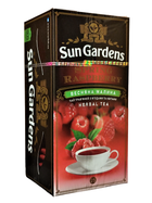 Чай цветочный Sun Gardens Spring Raspberry с каркаде, яблоком, малиной, шиповником 25 пакетиков