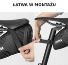 Torba rowerowa Rockbros C29-BK pod siodełko Czarna (7016802869724) - obraz 3