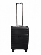 Чемодан дорожный Малый (S) под Ручную кладь Полипропилен Airtex 242 45л 55x39,5x22,5см Черный (Black)