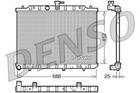 Радіатор охолоджування DENSO (DRM46007)