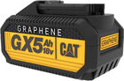 Акумуляторна графенова батарея CAT 18 V 5.0 Ah GXB5 (6943475899264) - зображення 2