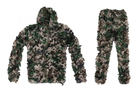 Костюм Ultimate Tactical Ghillie Suit Camouflage Suit Set Digital Woodland