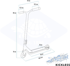 Самокат трюковий Schildkrot Kickless Forest (510432) (4000885104325) - зображення 10