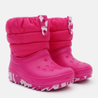 Śniegowce dziewczęce ocieplane Crocs Classic Neo Puff Boot K 207683 27-28 Różowe (191448880276) - obraz 2