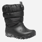 Śniegowce chłopięce ocieplane Crocs Classic Neo Puff Boot K 207683 20-21 Czarne (191448873421) - obraz 2