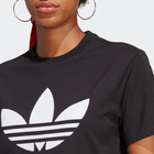 Koszulka damska bawełniana adidas Adicolor Classics Trefoil Tee W IB7421 S Czarna (4066752007182) - obraz 5