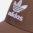 Czapka z daskiem adidas Trefoil Baseball Cap IB9970 One size Brązowa (4066746662199) - obraz 3