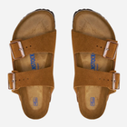 Жіночі шльопанці Birkenstock 1009527 38 Коричневі (4044477042831) - зображення 4