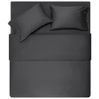 ARDESTO Простирадло Mix&Match Premium, 240x260см, 100% бавовна, сатин, сірий