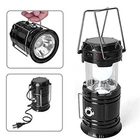 Кемпинговый фонарь с солнечной зарядкой MH-5800T 1W6Led 150179