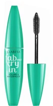 Тушь для ресниц водостойкая Claresa Fab Even Cryin' Объем Черная 10 г (5903819802665)