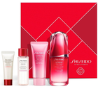 Набір для догляду за обличчям Shiseido Ultimune Holiday Концентрована сироватка для обличчя 50 мл + Очищувальна пінка для обличчя 15 мл + Зволожувальний лосьйон 30 мл + Крем для рук 40 мл (3423222084288) - зображення 1