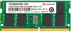 Оперативна пам'ять Transcend SO-DIMM DDR4-2666 16384MB PC4-21300 (760557846833)