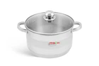 Кастрюля Edenberg 4.5 л из нержавеющей стали с крышкой 22 см (EB-3006)