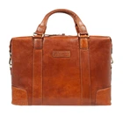 Мужская сумка-портфель для ноутбука 15.6" Ashwood G34 Honey (Коричневый)