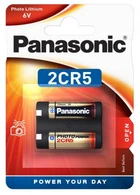 Батарейка литиевая Panasonic Photo Lithium 2CR5 (2CR-5L/1BP), 6V, блистер 1шт, USA