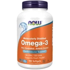 Жирные кислоты Molecularly Distilled Omega-3, 180 капсул NOW (fit0022261)