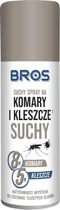 Сухой спрей от комаров и клещей Bros 90 мл.