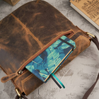 Torebka crossbody	damska ze skóry naturalnej Paolo Peruzzi T-61-HBR Brązowa (5904365077989) - obraz 6