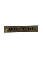 Нашивка група крові 0 (I) Rh (+)