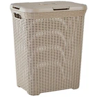 Ящик для белья Ротанг 50л 45*35*55см (какао) A122098-16 Корзина Алеана