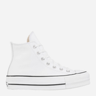 Trampki damskie na platformie Converse Platform Hi Leather 561676C 36 (5.5US) 22.5 cm Białe (888755795828)