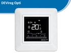 Терморегулятор DEVI электронный программируемый DEVIreg Opti&nbsp;(+5…+35/+5…+45˚С, 13А) с таймером датчиком пола и воздуха теплый пол (5300)
