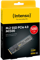 Dysk SSD Intenso MI500 500GB M.2 NVMe PCI Express 4.0 x4 3D NAND TLC (3836450) - obraz 3