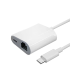 Переходник адаптер USB Type-C - RJ45 LAN Ethernet + PD, White (48598 ...