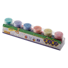 Гуашь ZiBi Glitter 6 цветов по 20мл (ZB.6691)