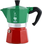 Kawiarka Bialetti Moka Express Czerwono-zielona 150 ml (8006363018951) - obraz 1