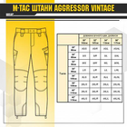 Брюки M-Tac Aggressor Vintage Coyote Brоwn Размер 34/34 - изображение 6