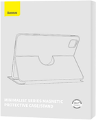 Etui z klapką Baseus Minimalist Magnetic do Apple iPad 10.2" Grey (ARJS041015) - obraz 6