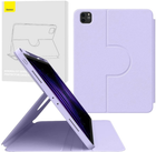 Etui z klapką Baseus Minimalist Magnetic do Apple iPad Pro 12.9" Purple (ARJS040805) - obraz 6