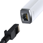 Adapter sieciowy Baseus Lite Series Ethernet RJ-45 - USB Type A White (WKQX000002) - obraz 3