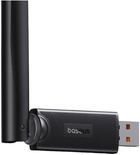 Wi-Fi adapter Baseus FastJoy with antena 650 Mbps Black (B01317600111-02) - obraz 5