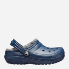 Дитячі крокси для хлопчика Crocs Classic Fuzz-Lined Casual CR207009 22-23 (C6) 13.6 см Темно-сині (191448702165)