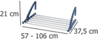 Сушарка для білизни Wenko підвісна з регулюванням ширини (4008838230329) - зображення 9