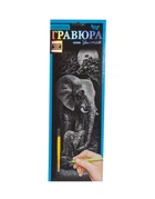 Гравюра Silver Metallic Слон B2 Dankotoys (ГР-В2-02-06с) (47783)