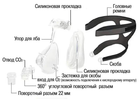 СІПАП Ротоносова маска для неінвазивної вентиляції легенів, СРАР (СиПАП) , ШВЛ терапії ZW FA 05B розмір M - изображение 5