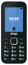 Телефон кнопочный ERGO E241 DS (2 сим карты) с камерой черный