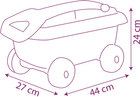 Візок Smoby Toys Крижане серце з набором для гри з піском 5 аксесуарів (3032168670167) - зображення 3
