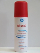 Антибактериальный пластырь в виде спрея Акутол (для небольших ран, ссадин и порезов) 60 мг - изображение 1