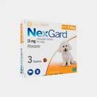 Таблетки от блох и клещей NexGard для собак 2-4кг (S), 3шт
