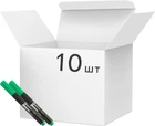 Набор перманентных маркеров Optima 2-3 мм Зеленый 10 шт (O16128)