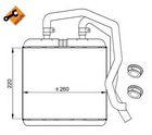 Теплообмінник, система опалення салону NRF 54217 NRF (54217)