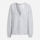 Кардиган жіночий adidas Loungewear Cardigan W HL9165 36 Сірий (4066747420644) - зображення 3