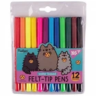 Фломастери YES Pusheen friends 12 кольорів (650545)