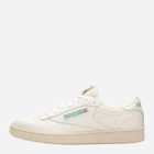 Tenisówki damskie skórzane Reebok Club C 1985 TV 100000317 41 Białe (4061617834835)